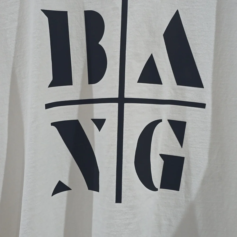 White Men's Tee with Circular Cross Logo XXL - Picture 3 of 4
